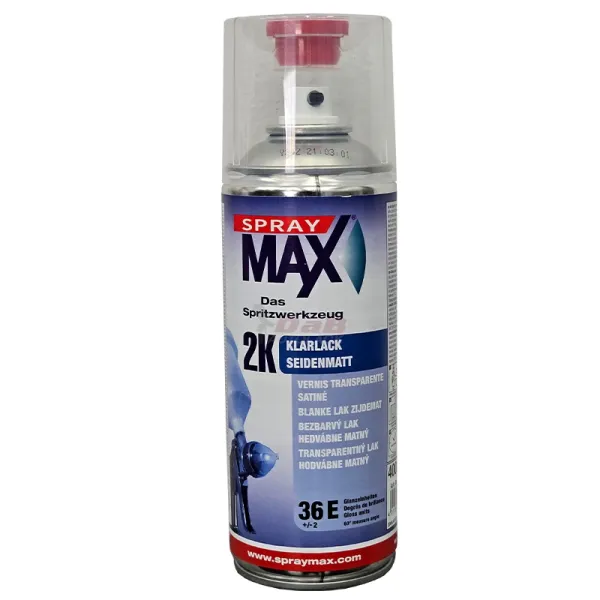 SprayMax 2K Klarlack seidenmatt 400ml